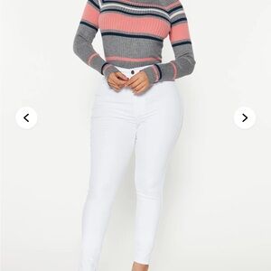 NWOT Fashion Nova White Skinny Jeans